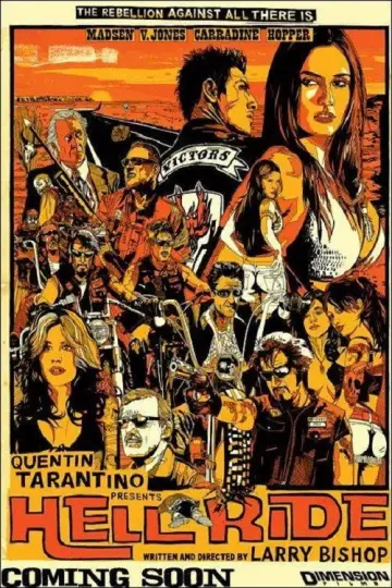 Poster to the movie "Hell Ride" #1099195