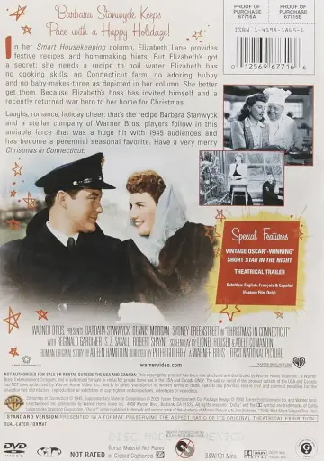 Poster to the movie "Christmas in Connecticut" #1186629