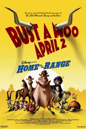 Poster to the movie "Home on the Range" #714495