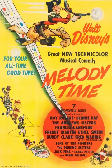 Poster to the movie "Melody Time" #1013208