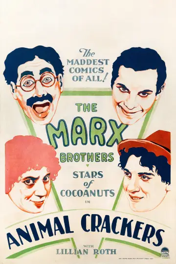 Poster to the movie "Animal Crackers" #1298379