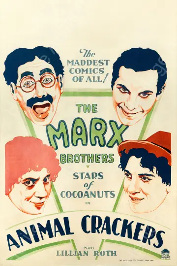 Poster to the movie "Animal Crackers" #1298383