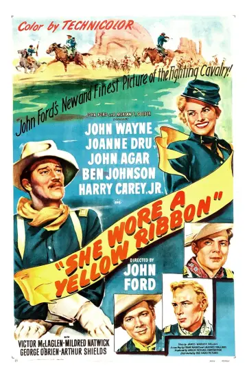 Poster to the movie "She Wore a Yellow Ribbon" #993607