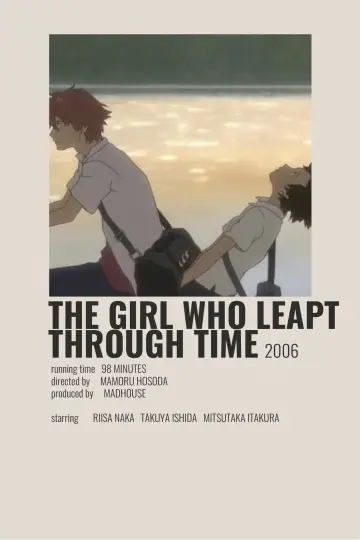 Poster to the movie "The Girl Who Leapt Through Time" #669706