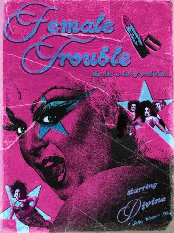 Poster to the movie "Female Trouble" #1212612