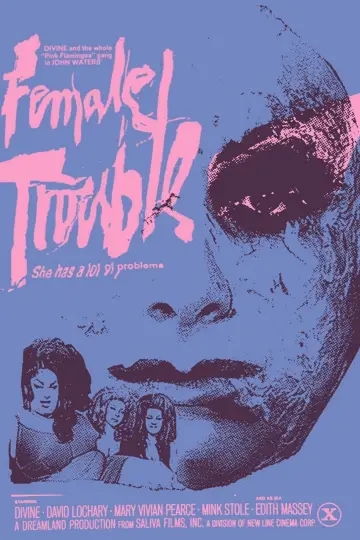 Poster to the movie "Female Trouble" #818233