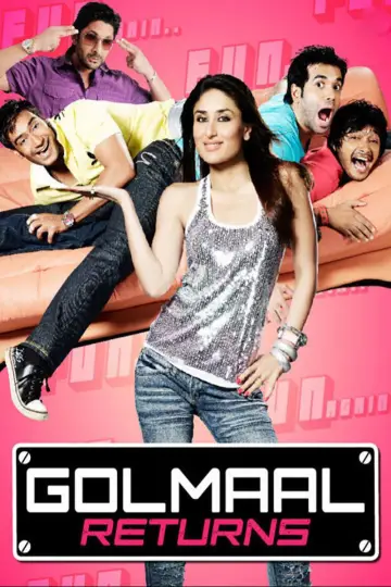 Poster to the movie "Golmaal Returns" #1834766