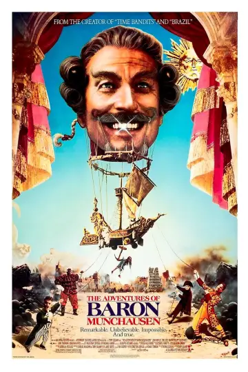 Poster to the movie "The Adventures of Baron Munchausen" #882341