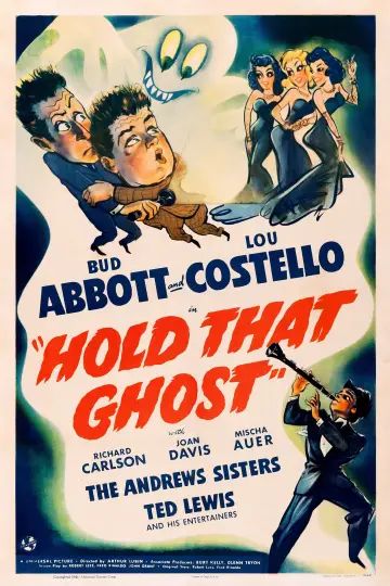 Poster to the movie "Hold That Ghost" #1041532