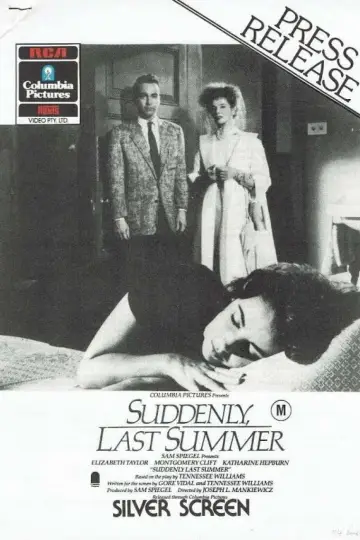 Poster to the movie "Suddenly, Last Summer" #1045899