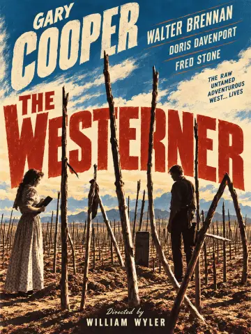 Poster to the movie "The Westerner" #1650268