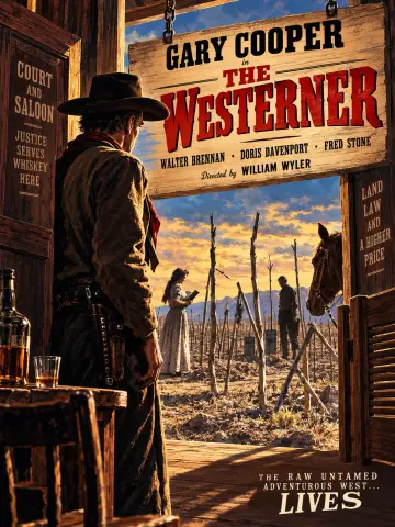 Poster to the movie "The Westerner" #1650271