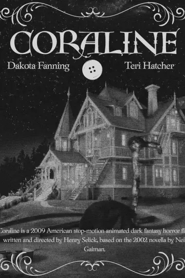 Poster to the movie "Coraline" #1206392