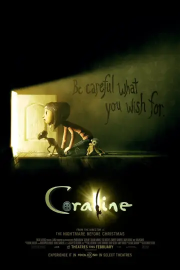 Poster to the movie "Coraline" #522601
