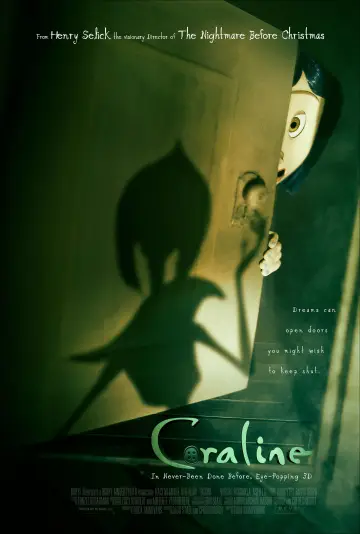Poster to the movie "Coraline" #522645