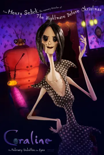 Poster to the movie "Coraline" #522648