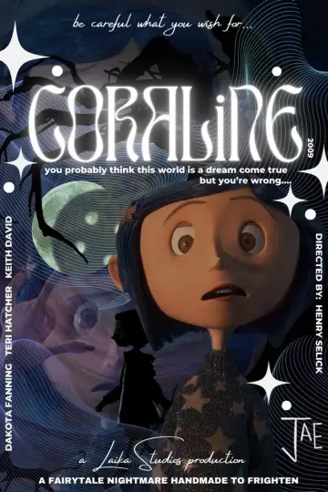 Poster to the movie "Coraline" #829022
