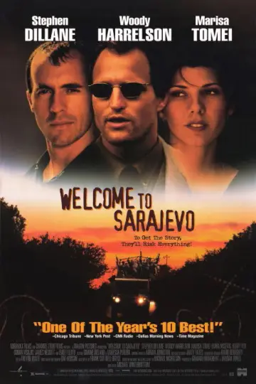 Poster to the movie "Welcome to Sarajevo" #1851940