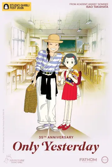 Poster to the movie "Only Yesterday" #1205926