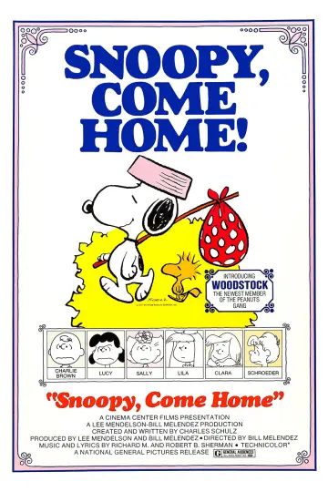 Poster to the movie "Snoopy, Come Home" #1058377