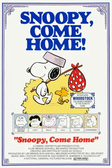 Poster to the movie "Snoopy, Come Home" #1058385