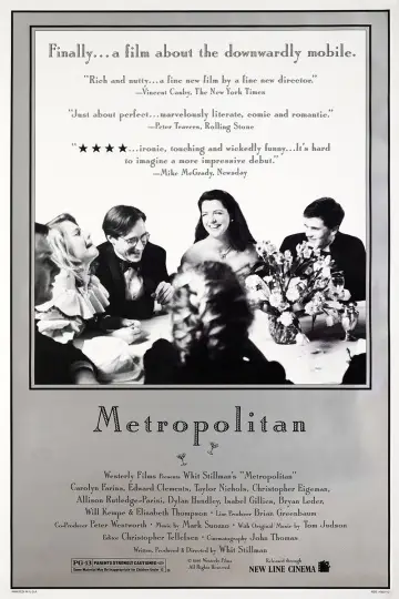 Poster to the movie "Metropolitan" #1075656