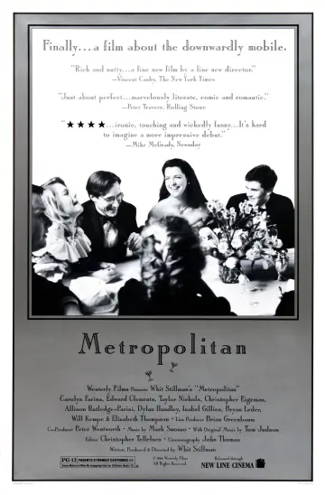 Poster to the movie "Metropolitan" #1075667