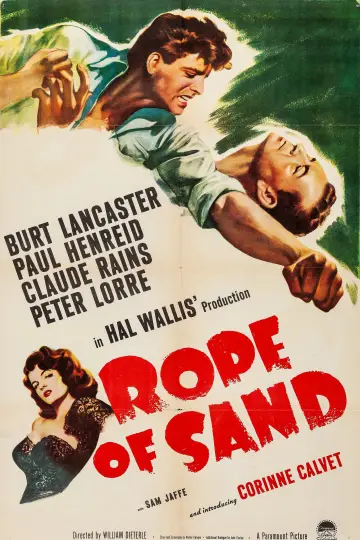 Poster to the movie "Rope of Sand" #1851921