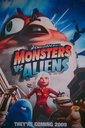 Poster to the movie "Monsters vs Aliens" #647972
