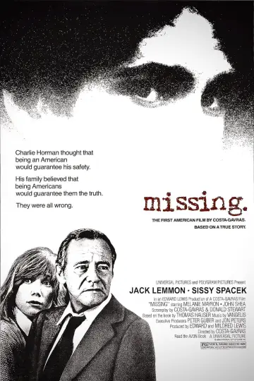 Poster to the movie "Missing" #989430