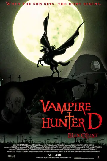Poster to the movie "Vampire Hunter D: Bloodlust" #701699