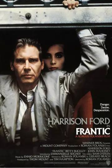 Poster to the movie "Frantic" #1557588