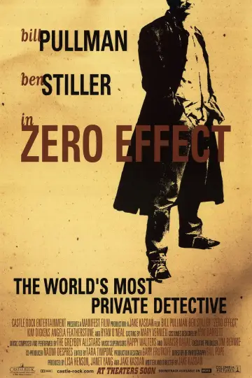 Poster to the movie "Zero Effect" #1078832