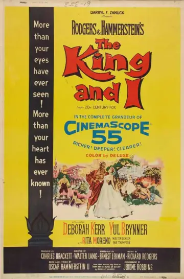Poster to the movie "The King and I" #242303