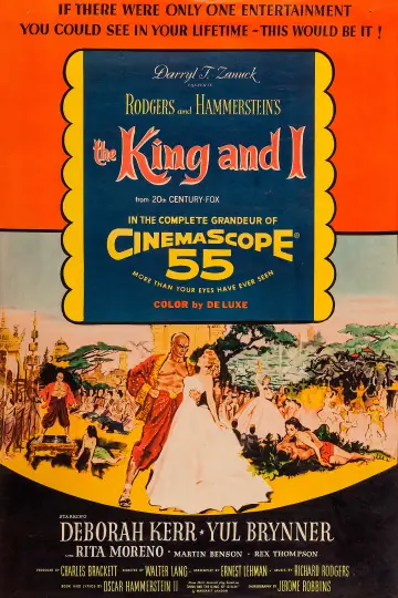Poster to the movie "The King and I" #939328
