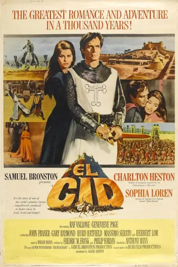 Poster to the movie "El Cid" #151398