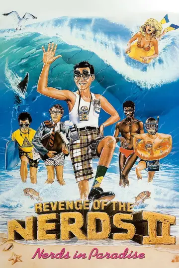 Poster to the movie "Revenge of the Nerds II: Nerds in Paradise" #1067559