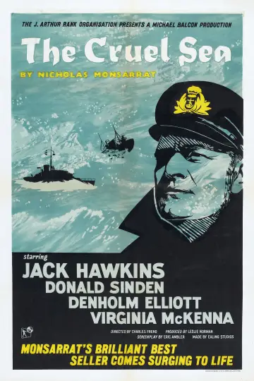 Poster to the movie "The Cruel Sea" #1589958