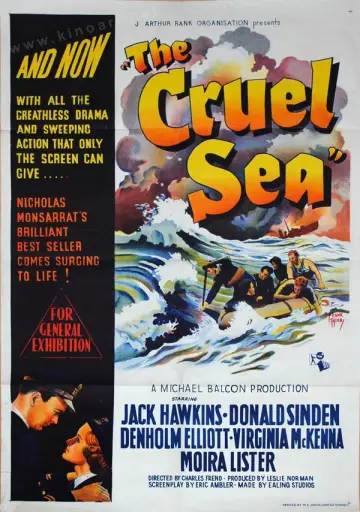 Poster to the movie "The Cruel Sea" #1589965