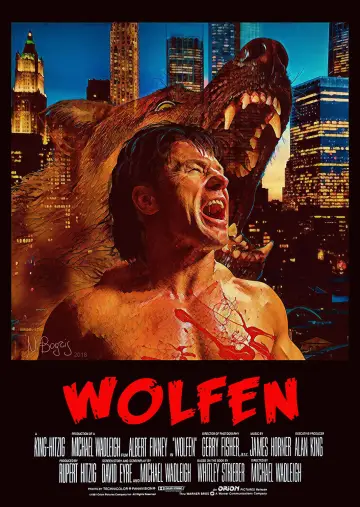 Poster to the movie "Wolfen" #701104