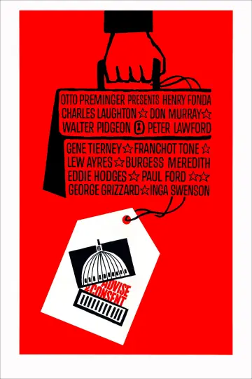 Poster to the movie "Advise & Consent" #1116725