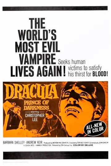 Poster to the movie "Dracula: Prince of Darkness" #1210026