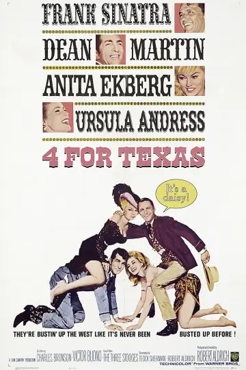 Poster to the movie "4 for Texas" #1065457