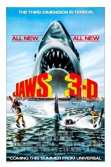Poster to the movie "Jaws 3-D" #699298
