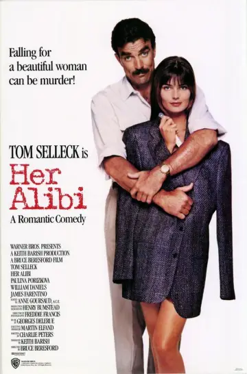 Poster to the movie "Her Alibi" #707424