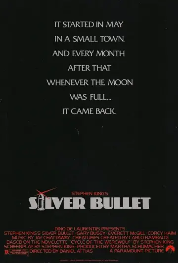 Poster to the movie "Silver Bullet" #127559