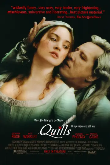 Poster to the movie "Quills" #884088