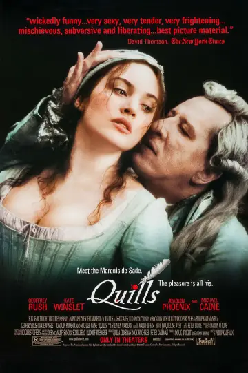 Poster to the movie "Quills" #884089
