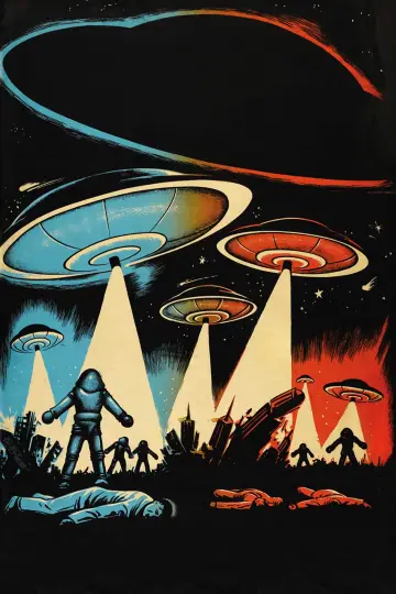 Poster to the movie "Earth vs. the Flying Saucers" #414444