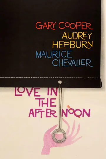 Poster to the movie "Love in the Afternoon" #1063516